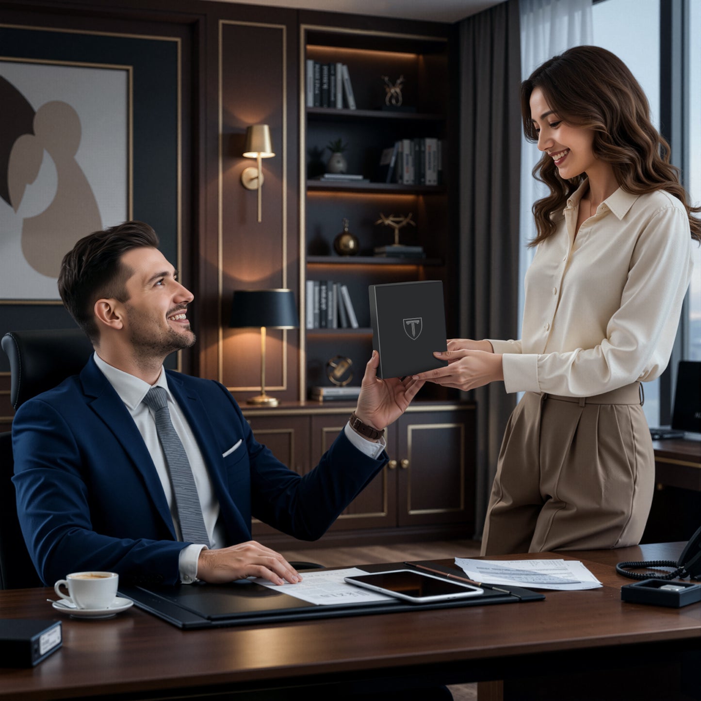 TENBST Geldbörse Herren, Slim Wallet Geldbeutel mit Münzfach & RFID Schutz, Leder Portmonee, 8 Fächer für Kreditkarten, Kartenetui Herren - Schwarz